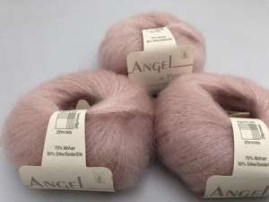 Angel by permin silk mohair - i smuk lyserød